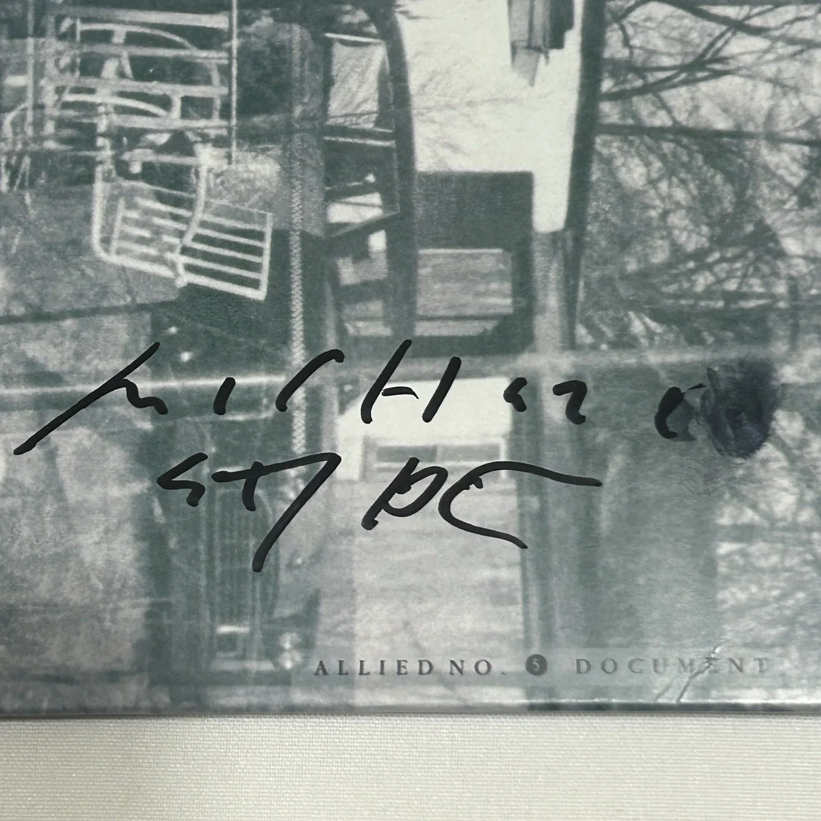 Michael Stipe — R.E.M. - Document (Michael Stipe Signed (Autographed)) [Good Vinyl Jacket], image 2