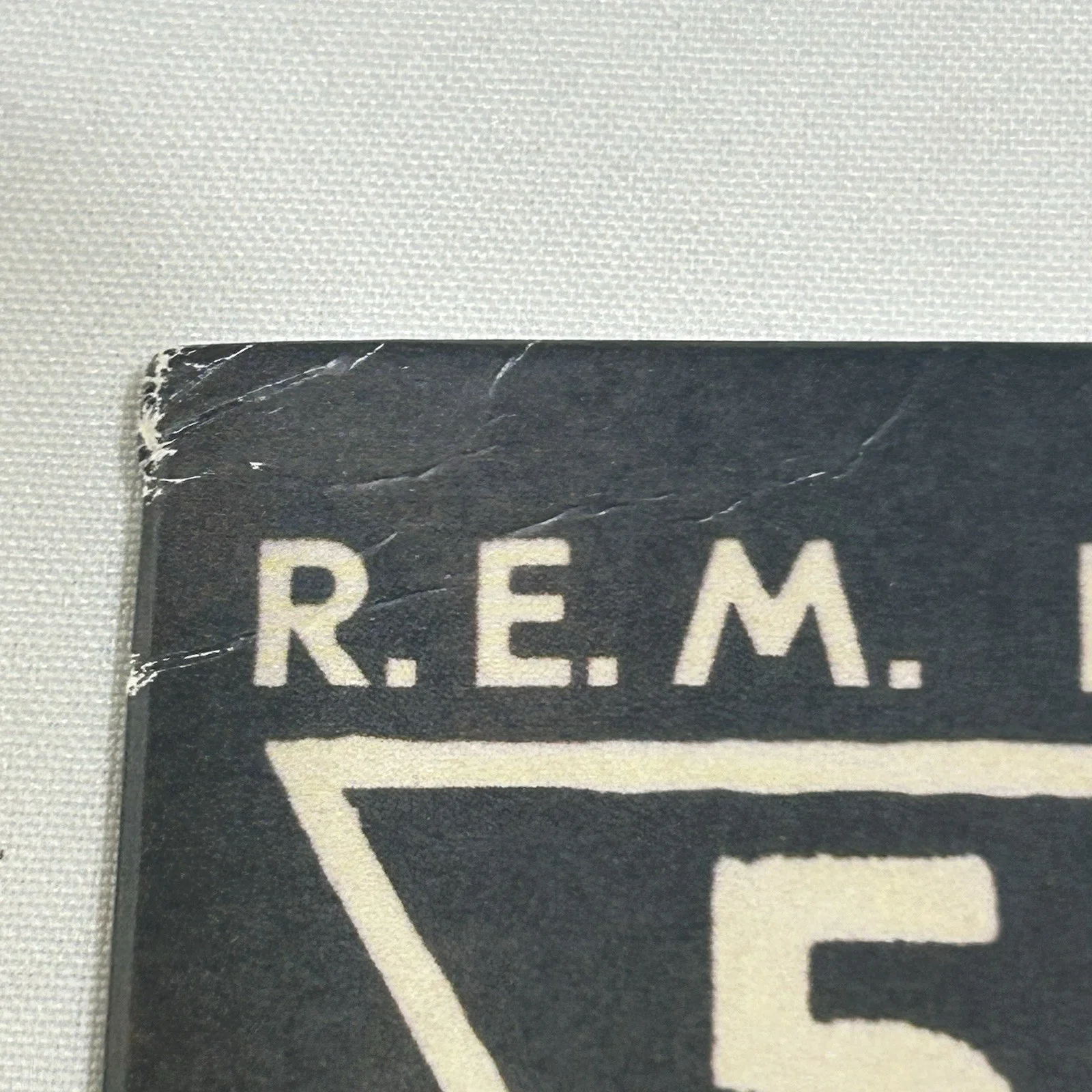 Michael Stipe — R.E.M. - Document (Michael Stipe Signed (Autographed)) [Good Vinyl Jacket], image 4