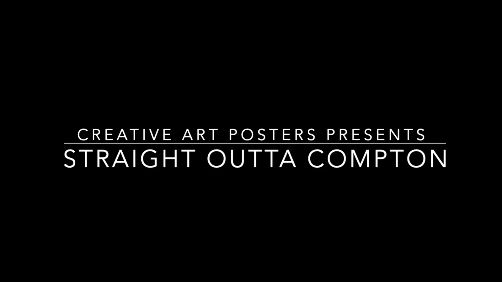Straight Outta Compton Poster | NWA Poster | Hand Drawn Artwork, image 2