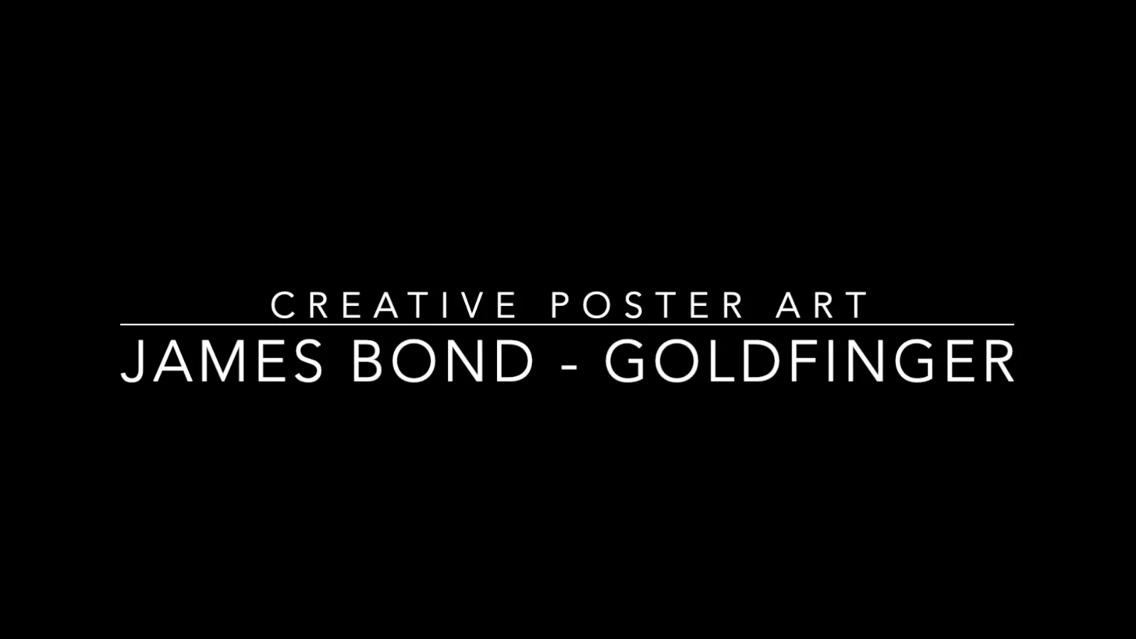 Goldfinger Poster | James Bond 007 Movie Poster Print | | James Bond Poster, изображение 2