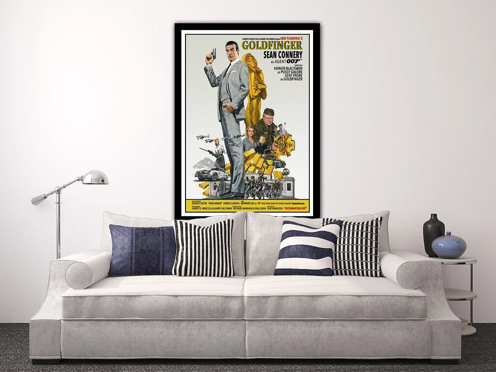 Goldfinger Poster | James Bond 007 Movie Poster Print | | James Bond Poster, изображение 4