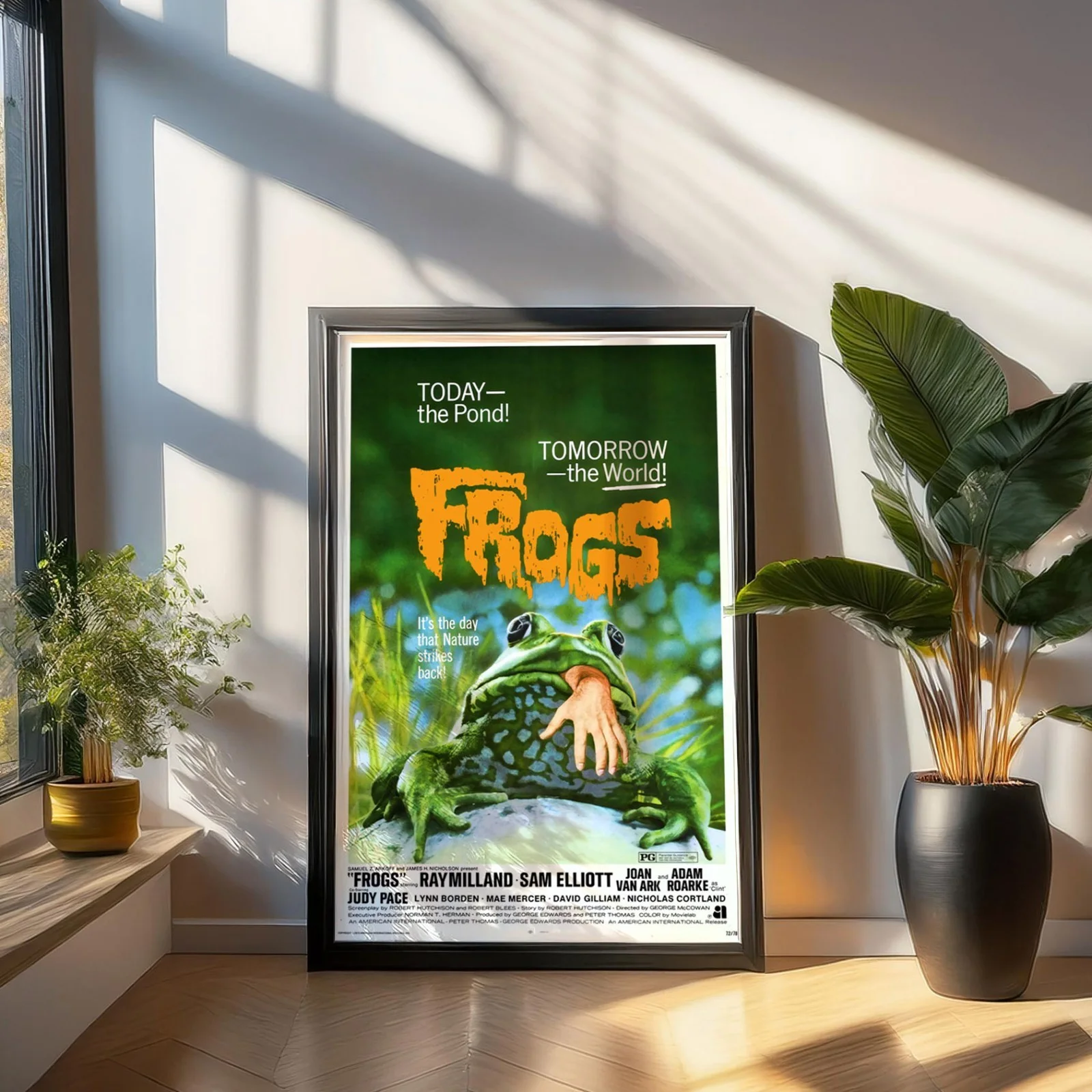 Frogs - 1972 Eco-Horror Sci-Fi Restored 27.2" x 41" US One Sheet Poster, image 3