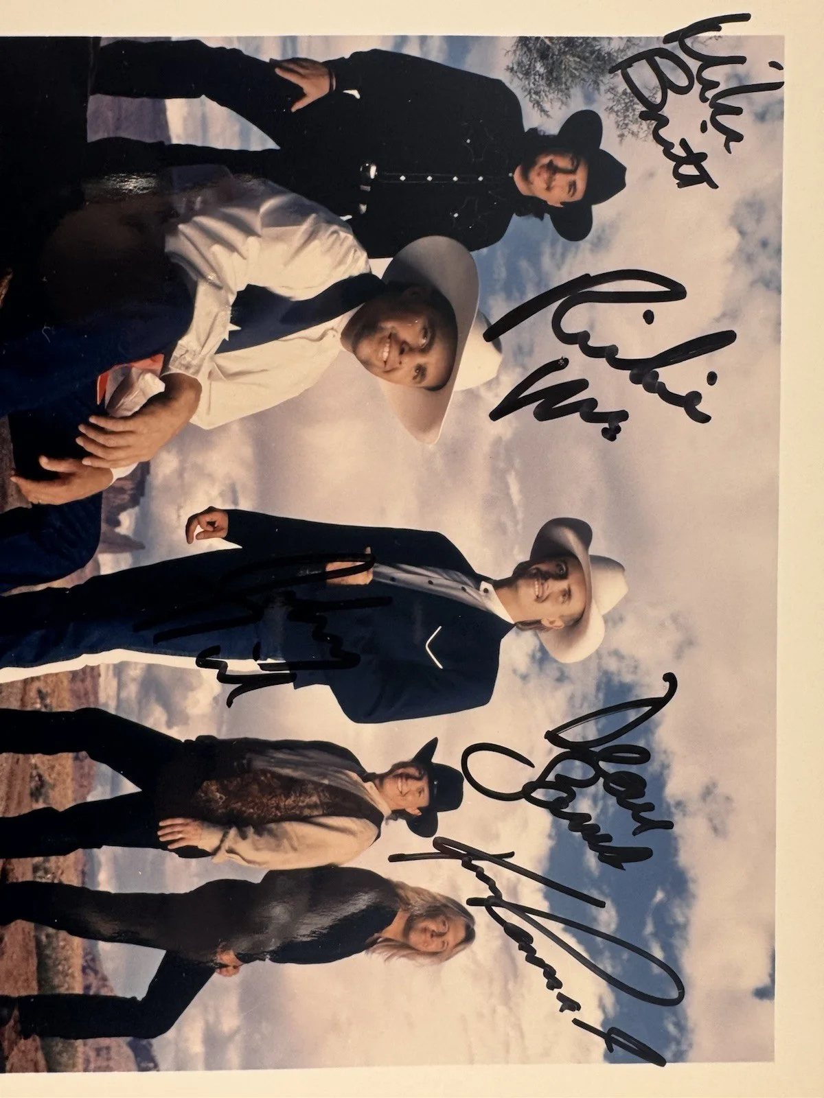 Lonestar Signed 8x10 Promo Photo All lMembers Britt McDonald Rich Sams Rainwater, изображение 2