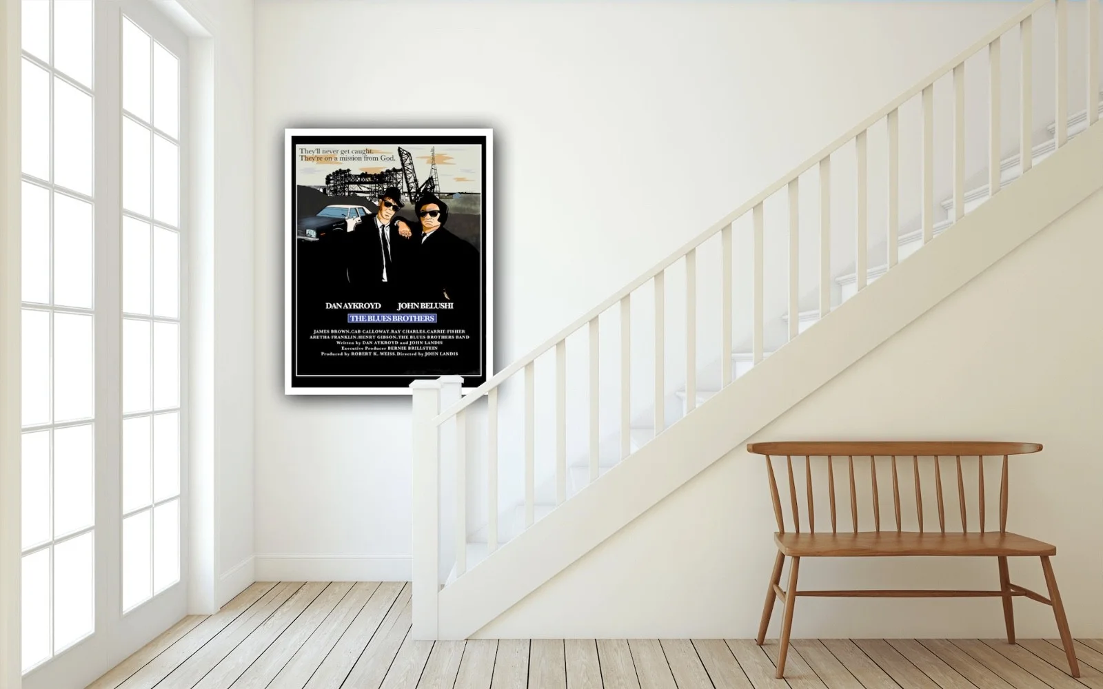 Blues Brother Poster | Classic Film Poster | Hand Drawn Artwork, изображение 4