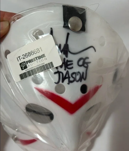 Ari Lehman — Ari Lehman Authentic Signed Mask Pristine COA “OG Jason” Voorhees Friday 13th🔥, image 3
