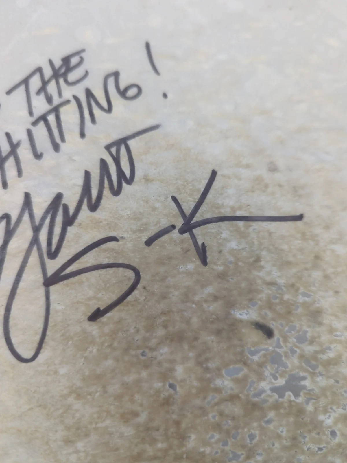 Janet Weiss Sleater Kinney Signed +Message Remo Drumhead Austin +MAGNET MAG #119, изображение 5