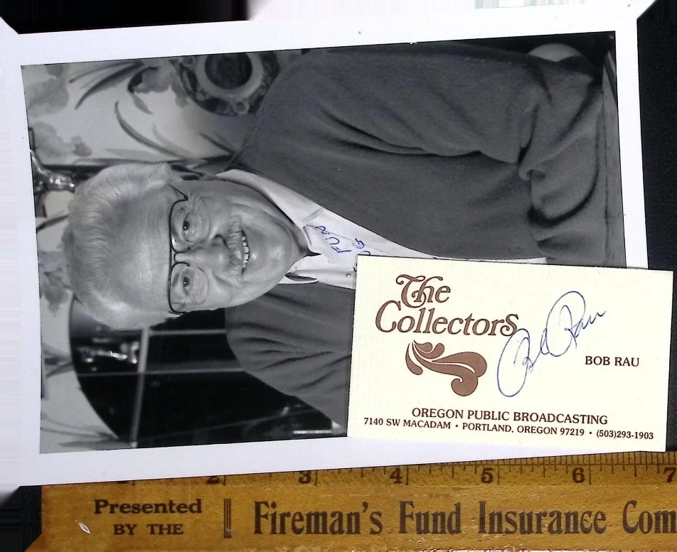 Bob Rau Signed Photo The Collectors Oregon Public Broadcasting Autograph, изображение 4