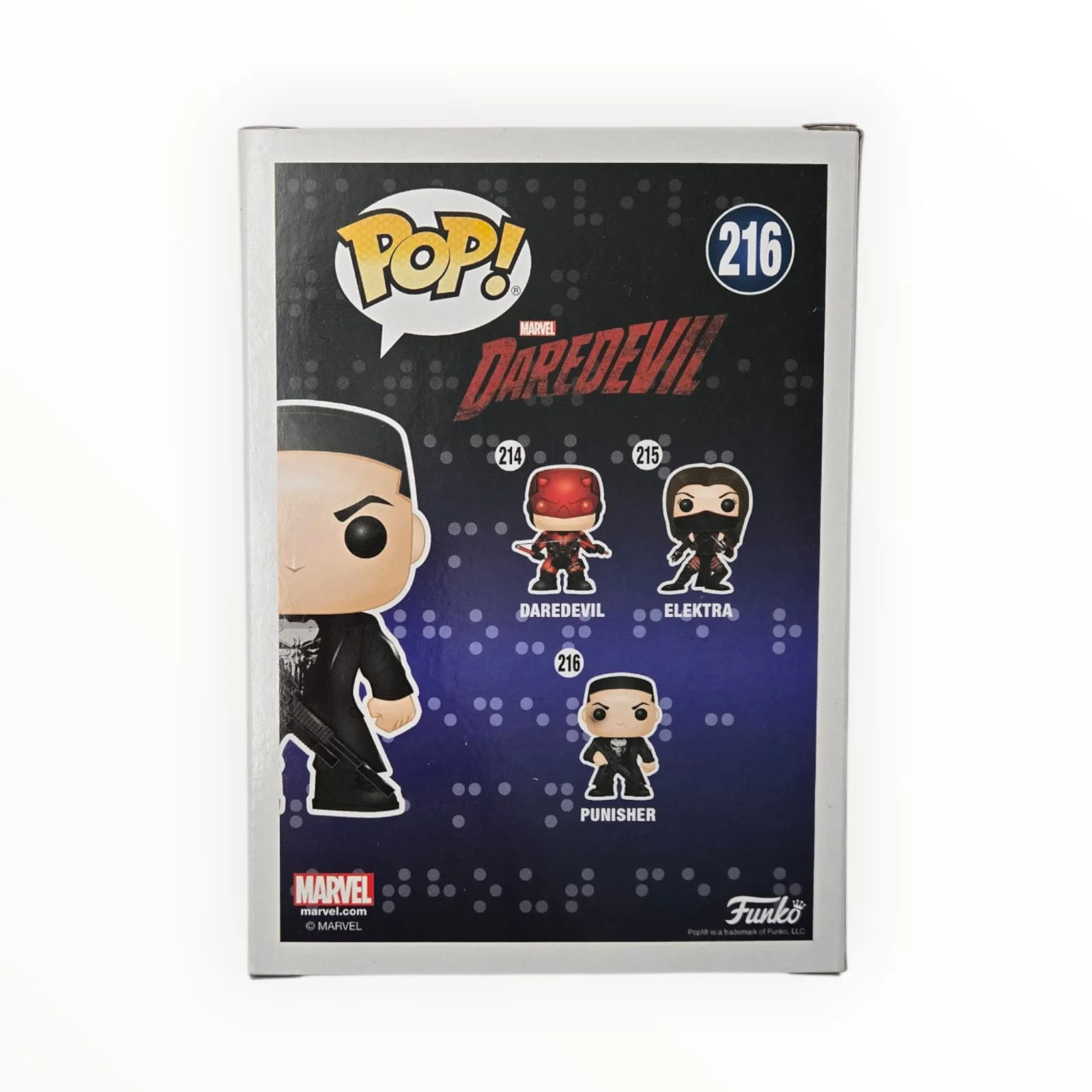 Jon Bernthal — Jon Bernthal Signed Funko Pop Punisher Daredevil Autograph #216 Beckett COA 827, изображение 3