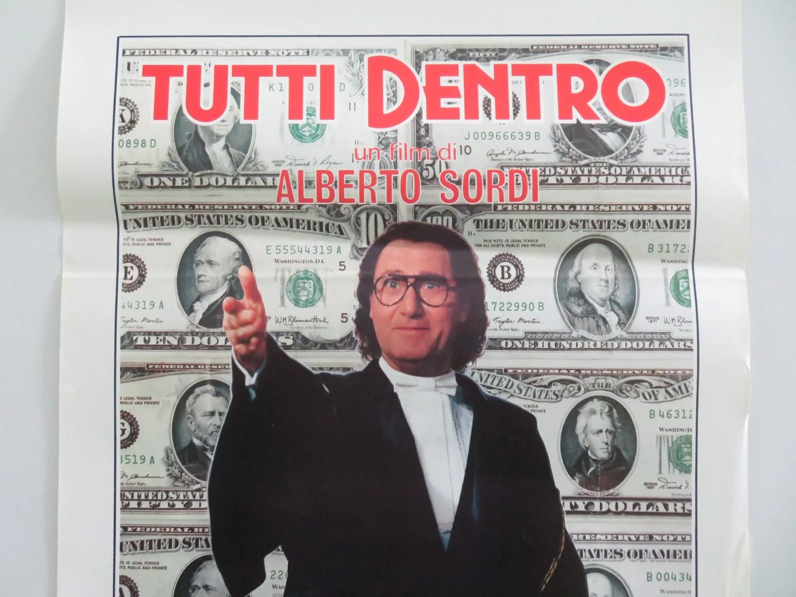 Tutti Dentro Italian Locandina Poster Alberto Sordi Joe Pesci 1984, изображение 3