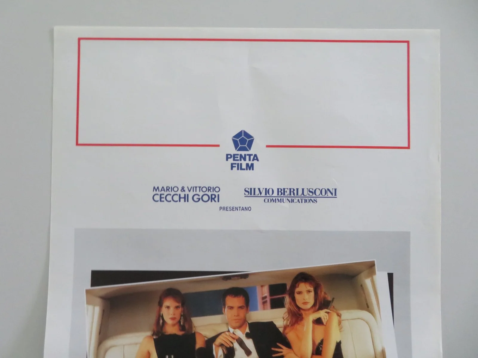 Millions Italian Locandina Poster Billy Zane Lauren Hutton 1991, изображение 2
