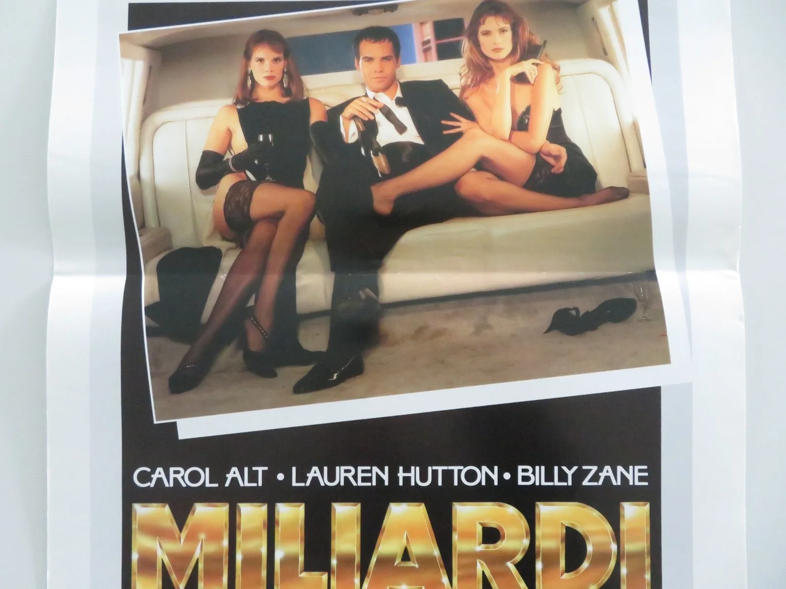 Millions Italian Locandina Poster Billy Zane Lauren Hutton 1991, изображение 3