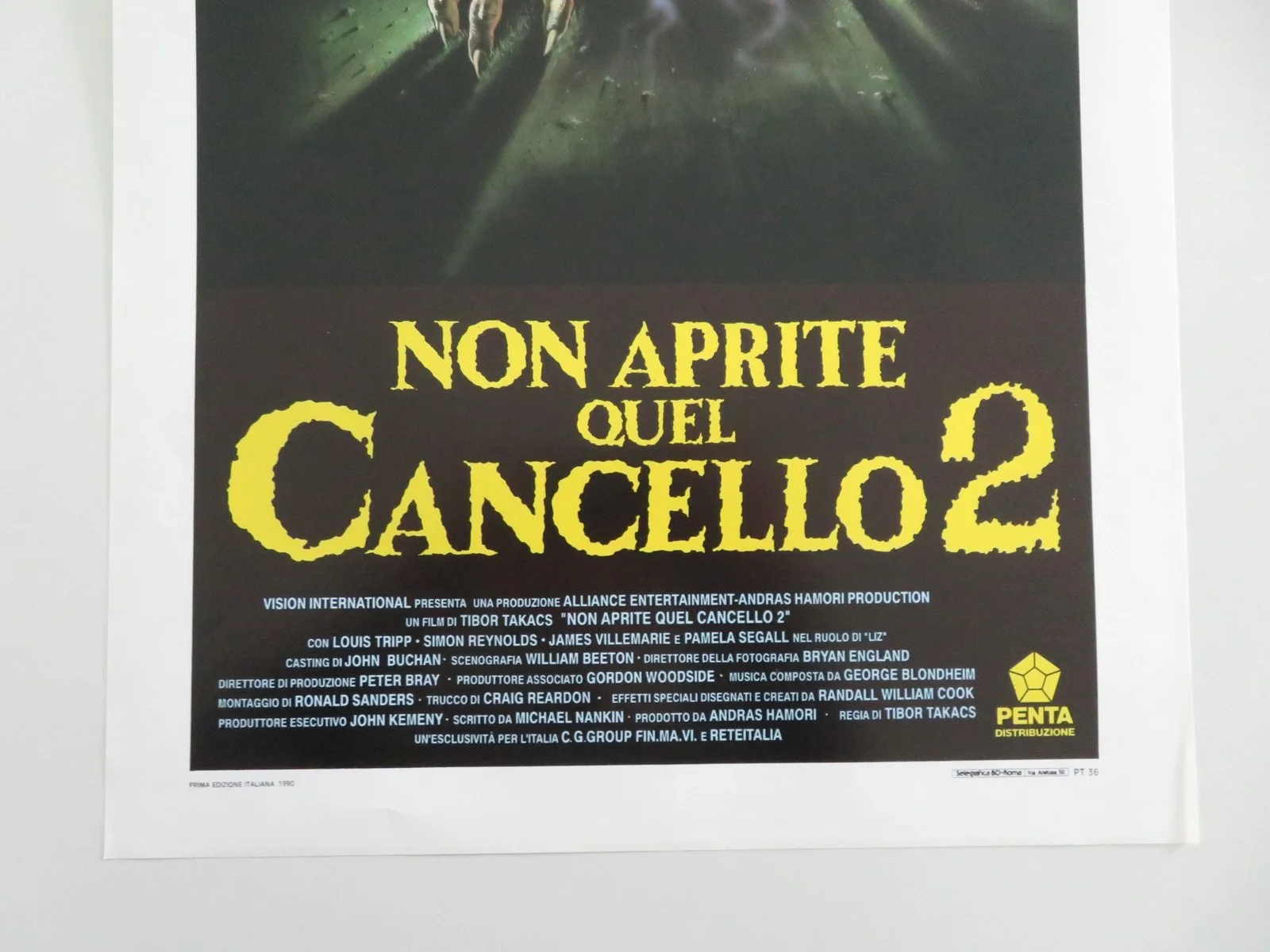 Gate 2: The Trespassers Italian Locandina Poster Louis Tripp Simon Reynolds 1990, изображение 4
