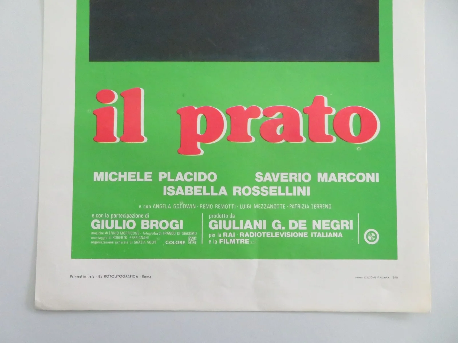 Il Prato Italian Locandina Poster Michele Placido Saverio Marconi 1979, изображение 4