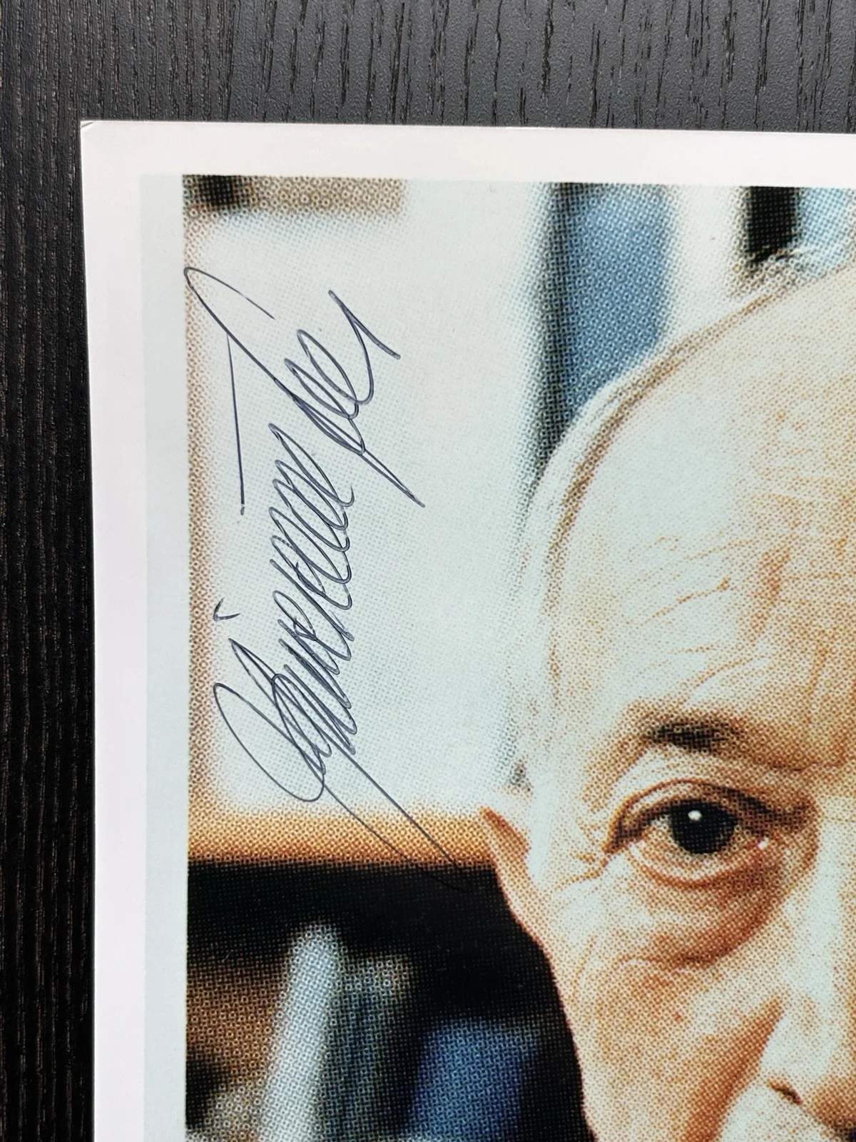 Simon Wiesenthal — SIMON WIESENTHAL SIGNED PHOTO Original Autograph JSA Author, Holocaust Survivor, image 2