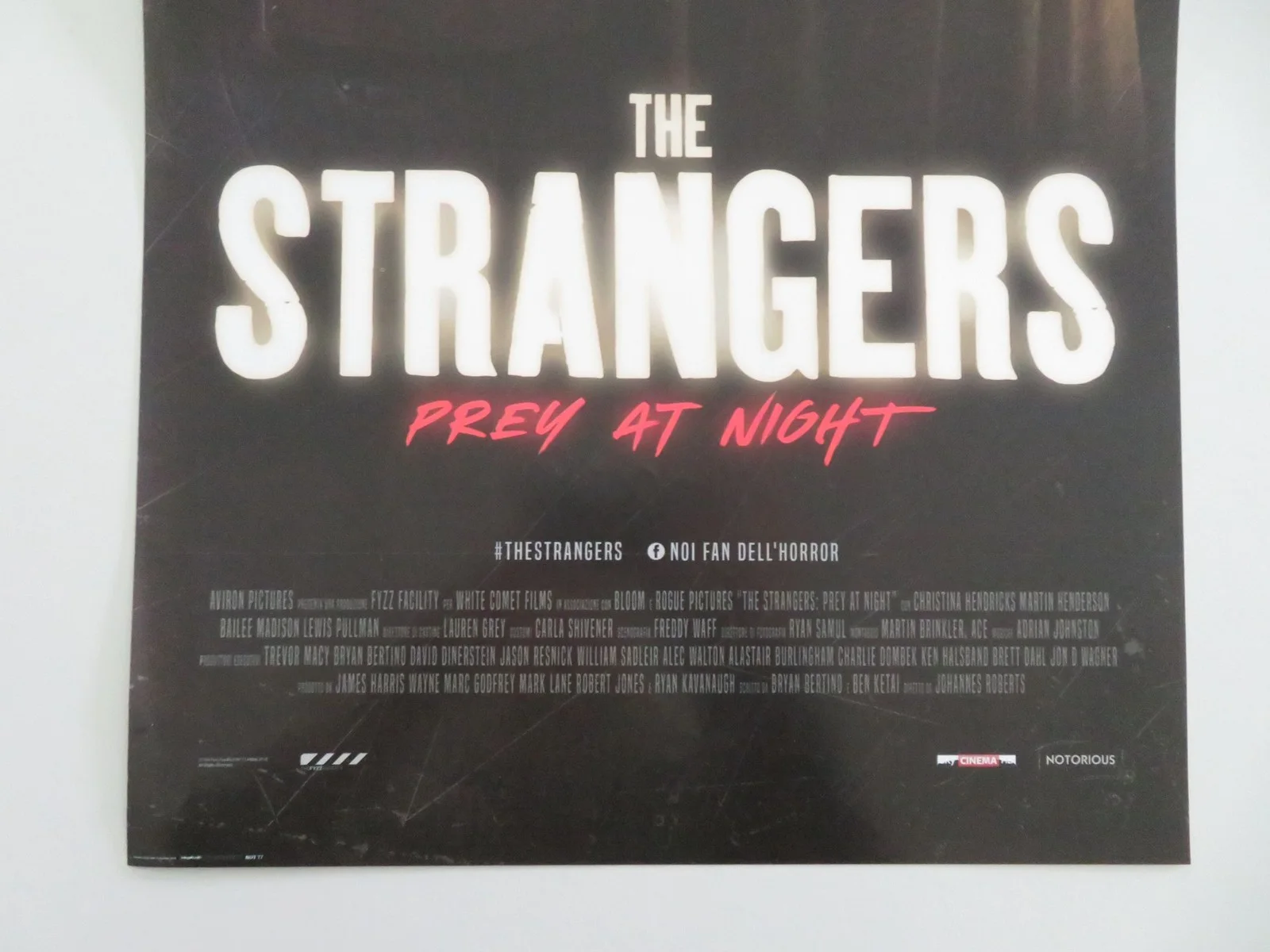 The Strangers: Prey at Night Italian Locandina Poster Christina Hendricks 2018, изображение 4