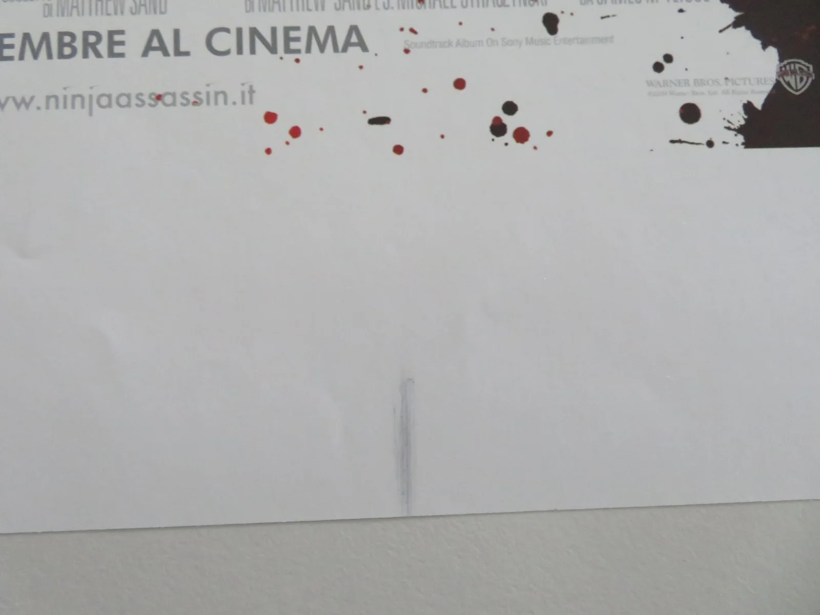 Ninja Assassin Italian Locandina Poster Naomie Harris Rain 2009, изображение 5