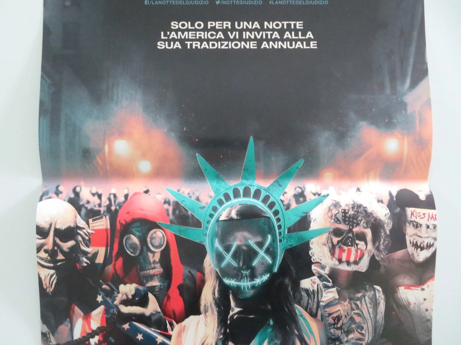 The Purge: Election Year Italian Locandina Poster Frank Grillo Mitchell 2016, изображение 3