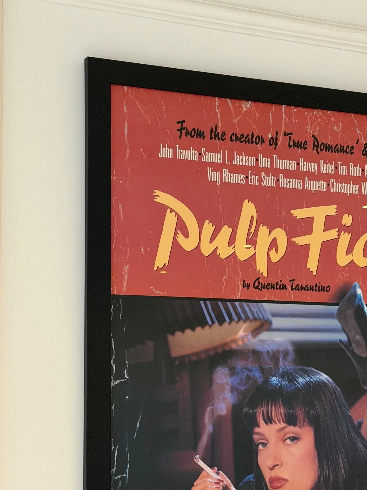 Pulp Fiction (1994) Original US One Sheet Poster - Lucky Strike Style RARE!, image 3