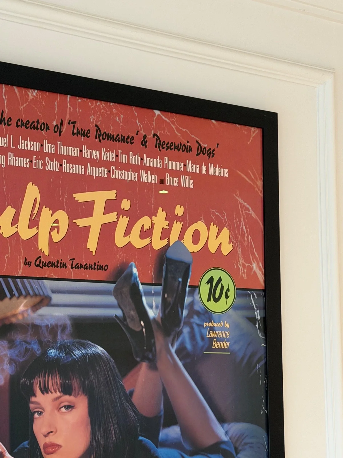 Pulp Fiction (1994) Original US One Sheet Poster - Lucky Strike Style RARE!, image 5