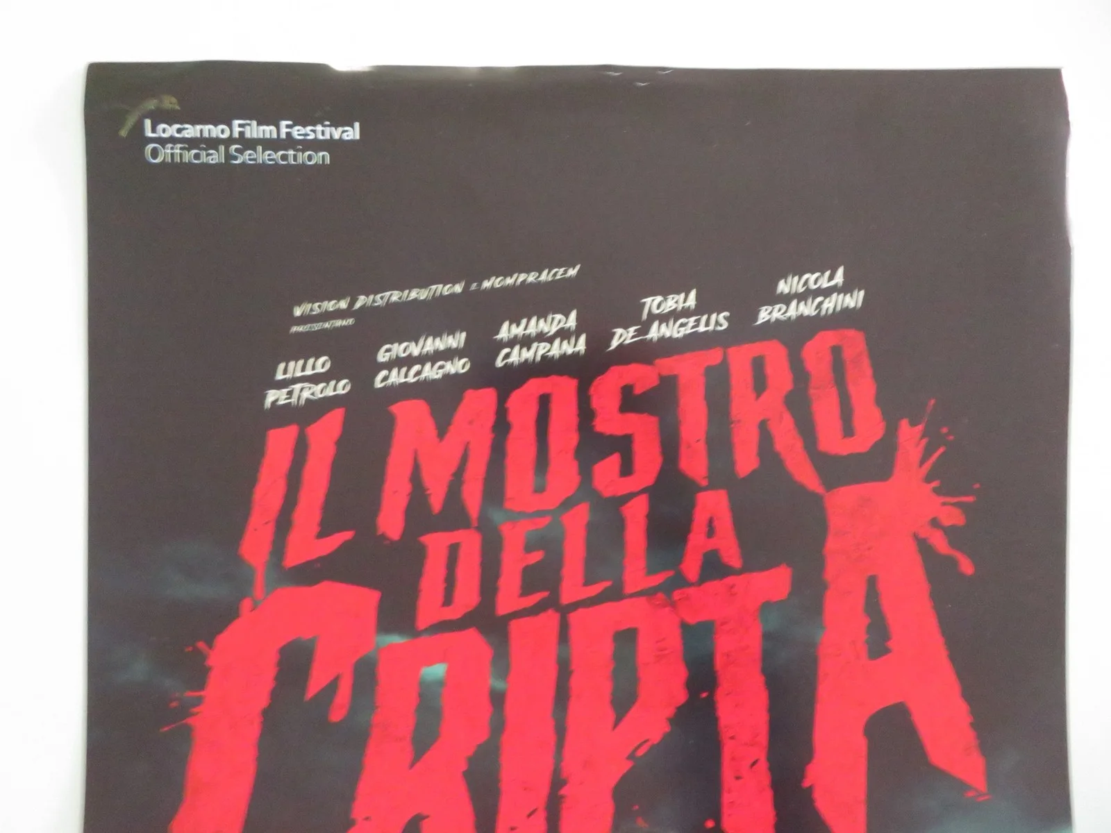 Il Mostro Della Cripta Italian Locandina Poster Tobia De Angelis Petrolo 2021, изображение 2