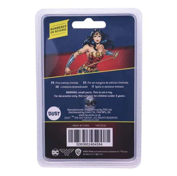 DC Comics Wonder Woman Limited Edition FaNaTtiK Pin Badge, image 2