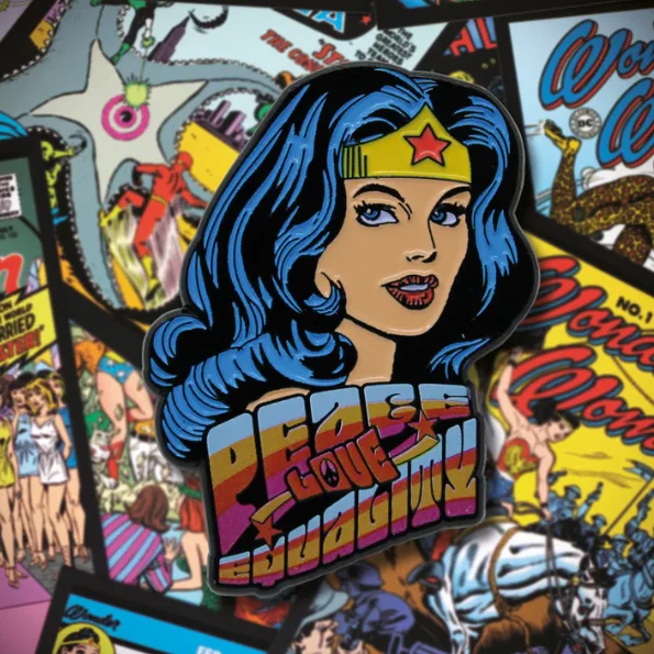 DC Comics Wonder Woman Limited Edition FaNaTtiK Pin Badge, image 3