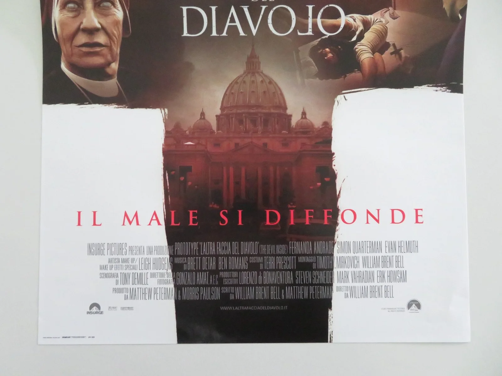 The Devil Inside Italian Locandina Poster Fernanda Andrade Simon Quarterman 2012, image 4