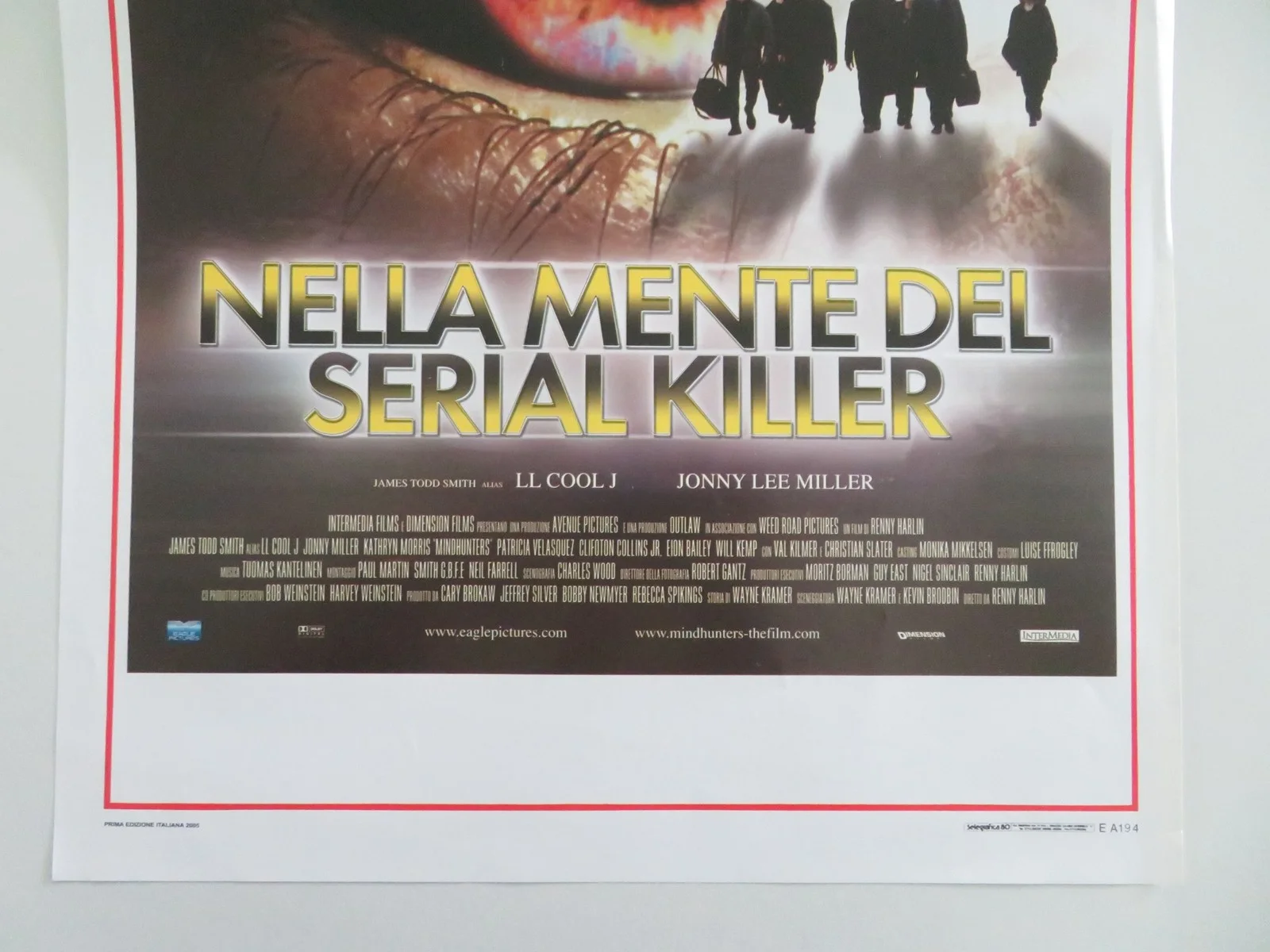 Mindhunters - b Italian Locandina Poster Jonny Lee Miller LL Cool J 2004, изображение 4