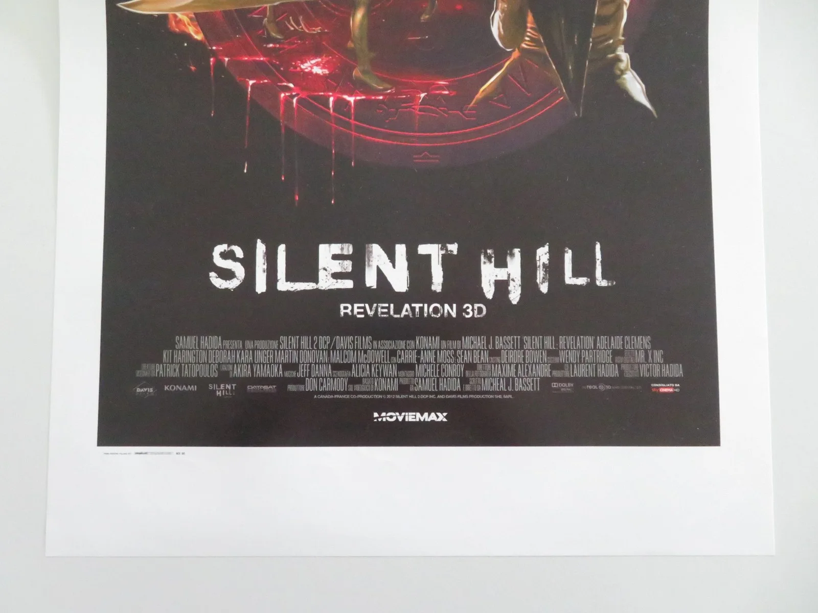 Silent Hill: Revelation Italian Locandina Poster Adelaide Clemens 2012, изображение 4