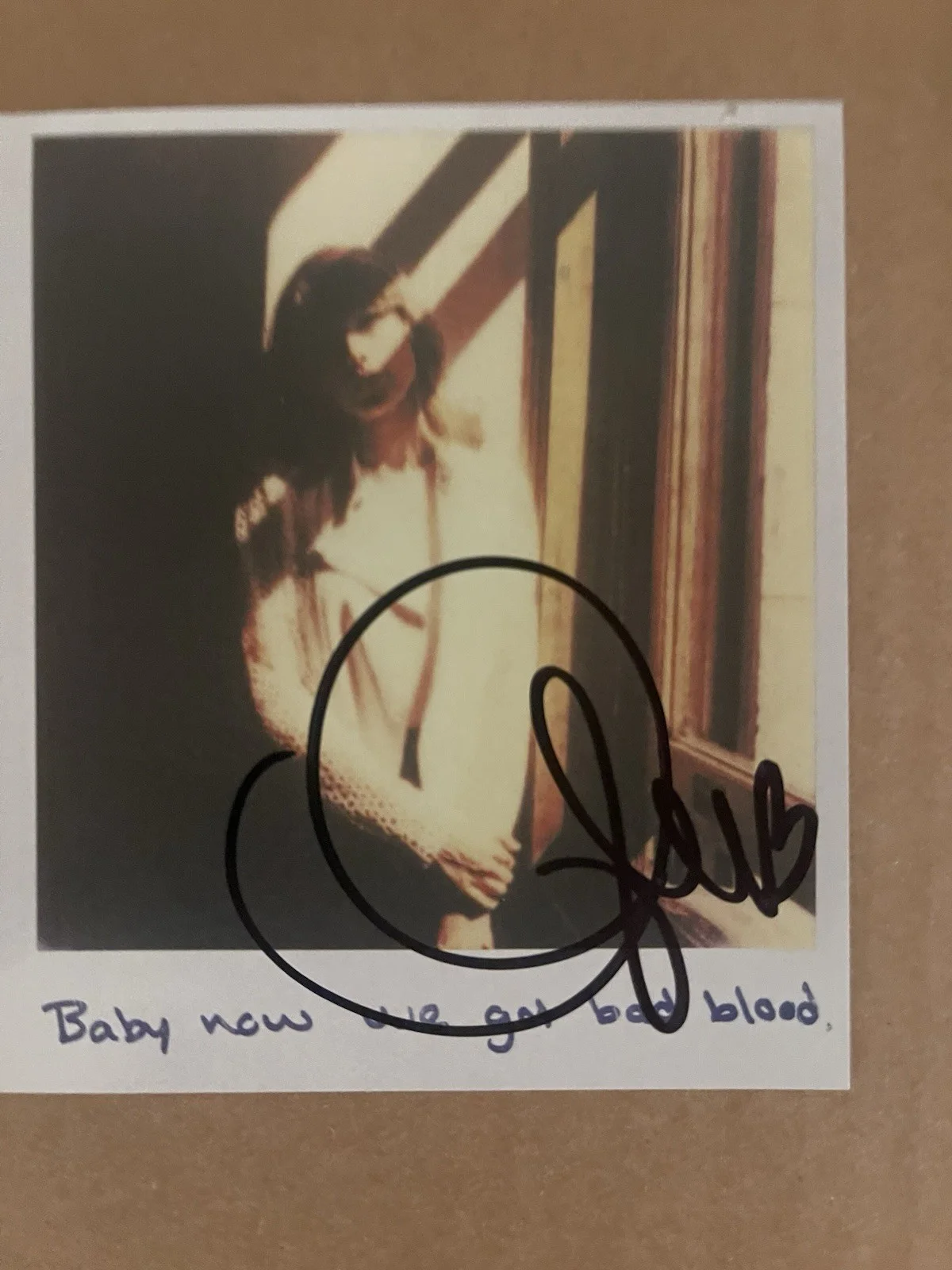 Taylor Swift hand signed Polaroid 1989 RARE, image 2
