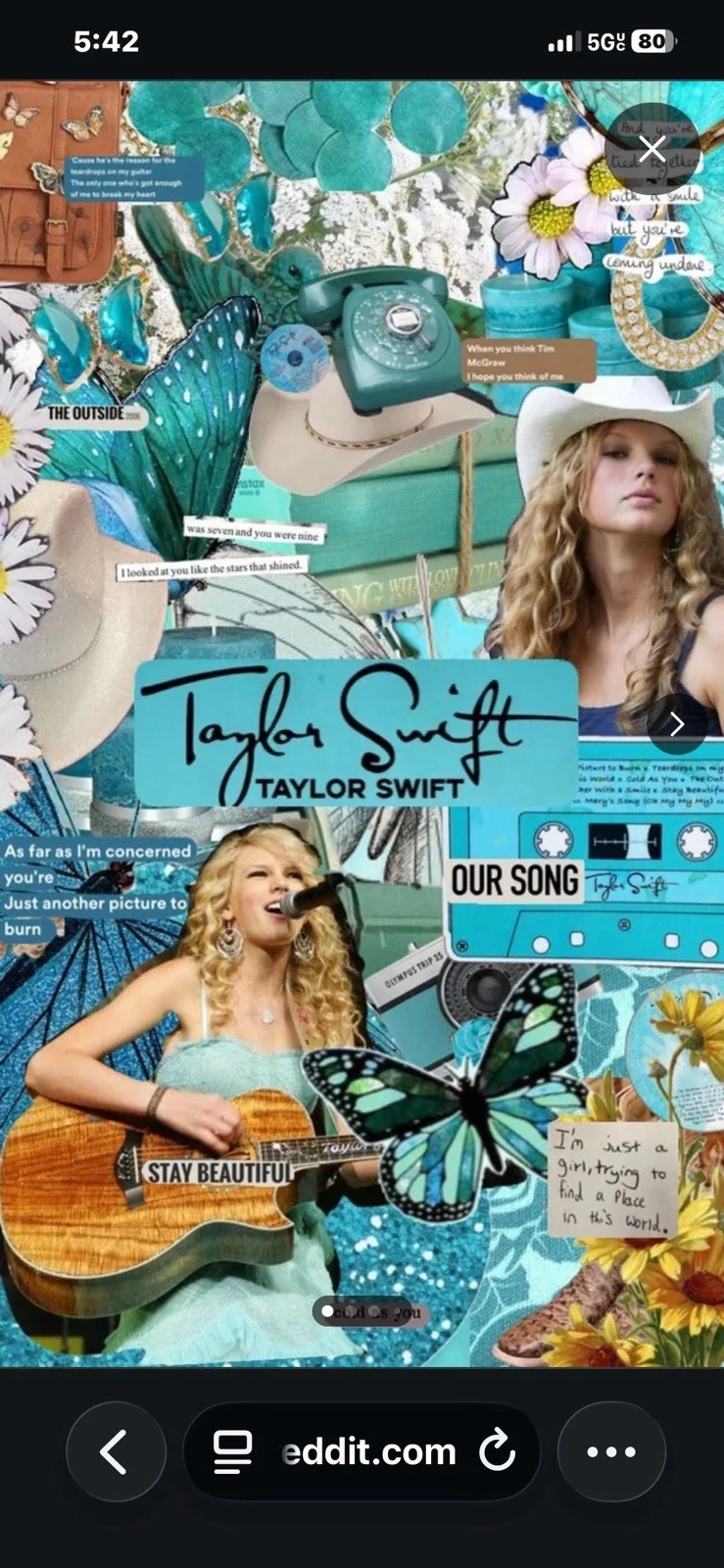 Taylor Swift hand signed Polaroid 1989 RARE, image 5