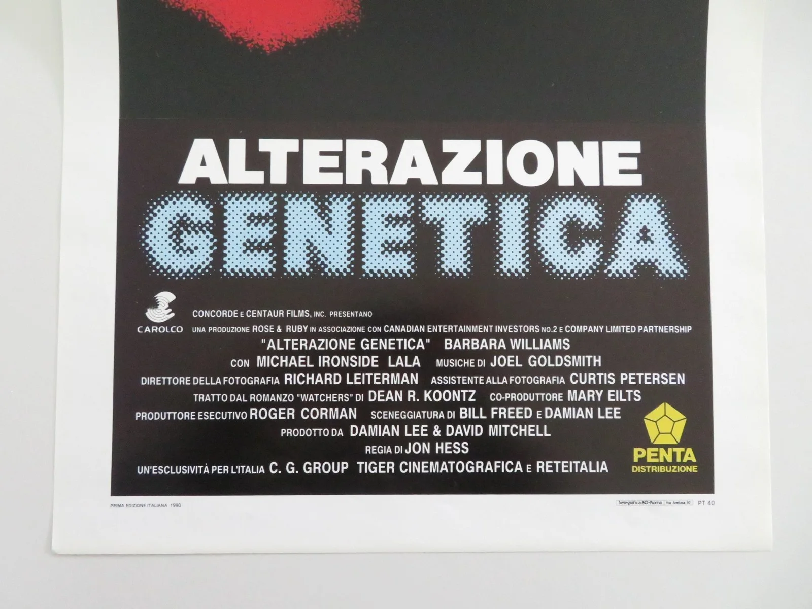 Alterazione Genetica Italian Locandina Poster Corey Haim Michael Ironside 1990, изображение 4