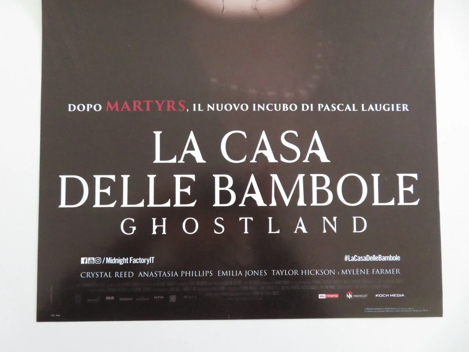 Incident in a Ghostland Italian Locandina Poster Crystal Reed Mylène Farmer 2018, изображение 4