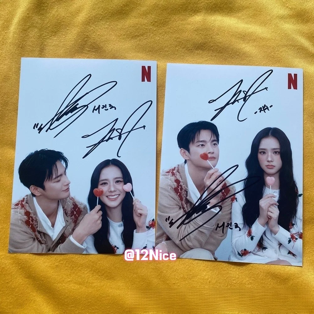 Boyfriend on Demand Jisoo Seo In Guk Autographed Signed Photo 4*6 2026C #Nice, изображение 2