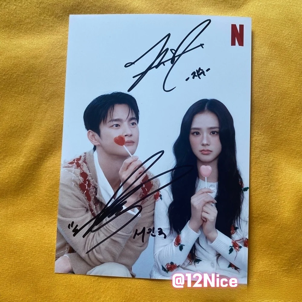 Boyfriend on Demand Jisoo Seo In Guk Autographed Signed Photo 4*6 2026C #Nice, изображение 3