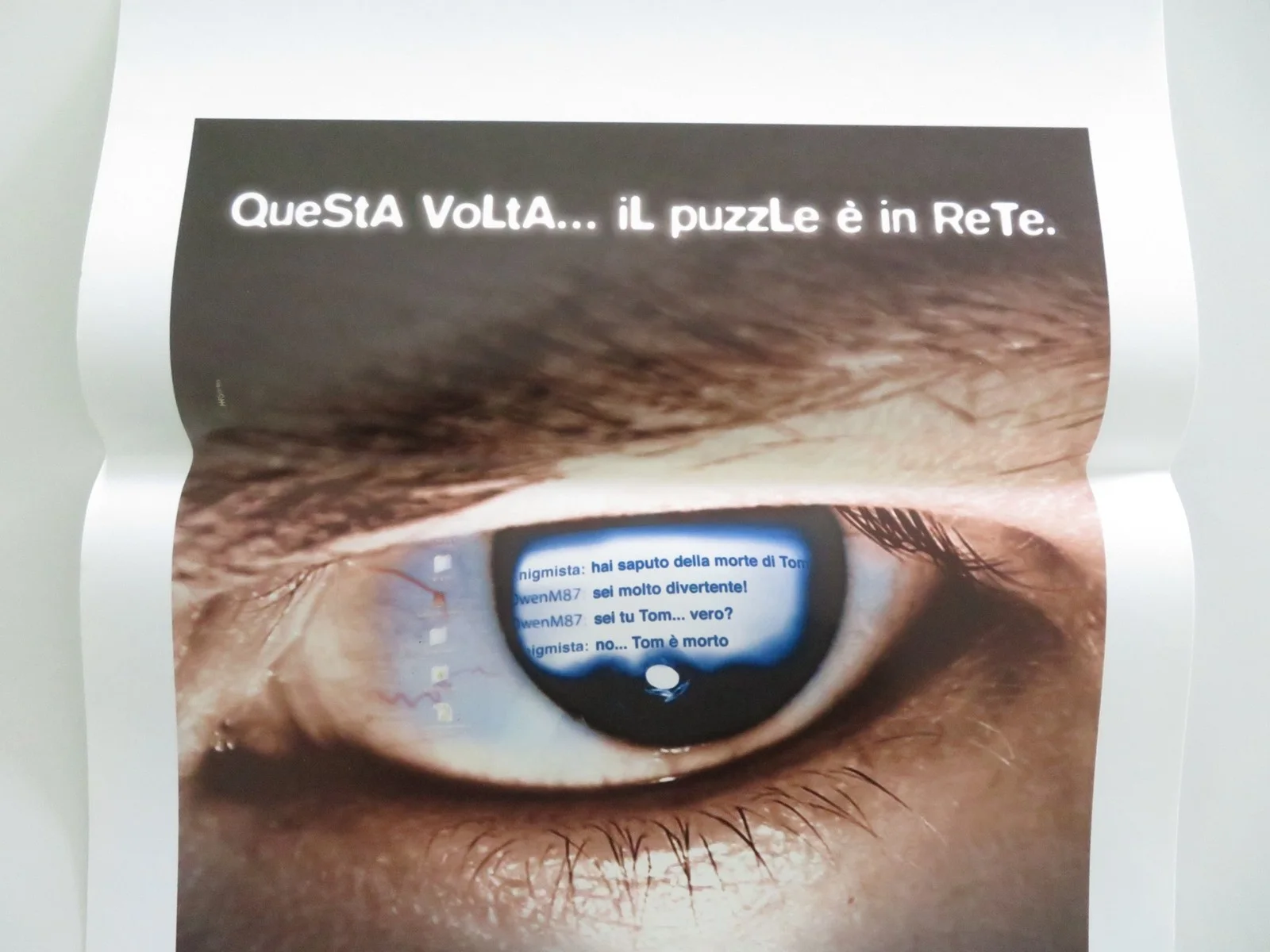 Cry Wolf Italian Locandina Poster Erica Yates Julian Morris 2005, изображение 3