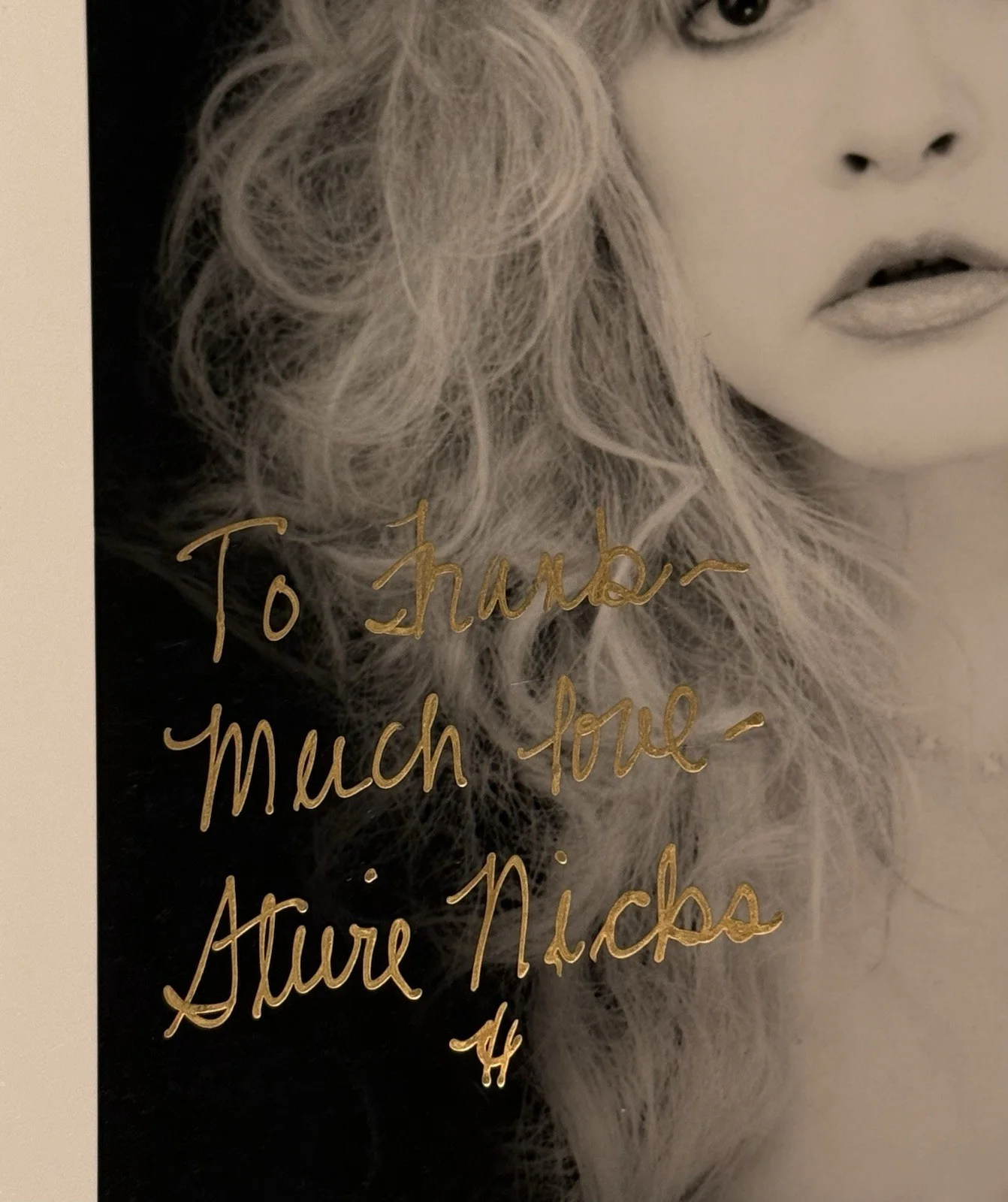 Stevie Nicks Signed 8x10 Promo Photograph Modern Records Atlantic PSA Authentic, изображение 3