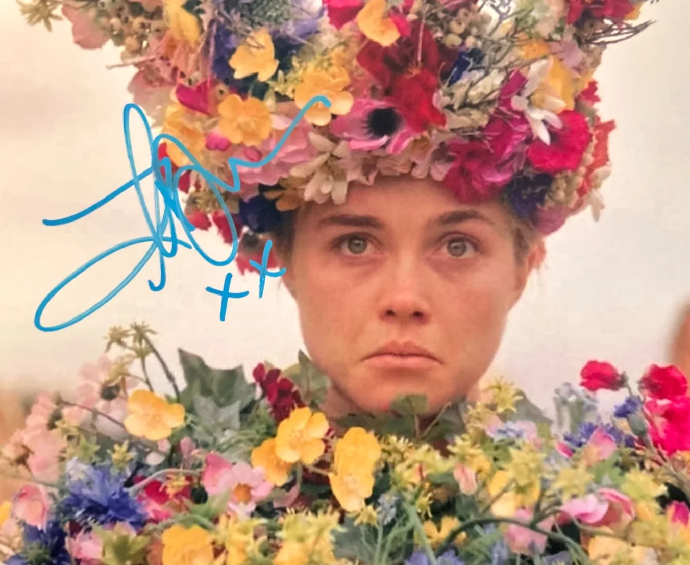 Florence Pugh — Florence Pugh Hand Signed 8x10" MIDSOMMAR Original Authentic Autograph w/COA