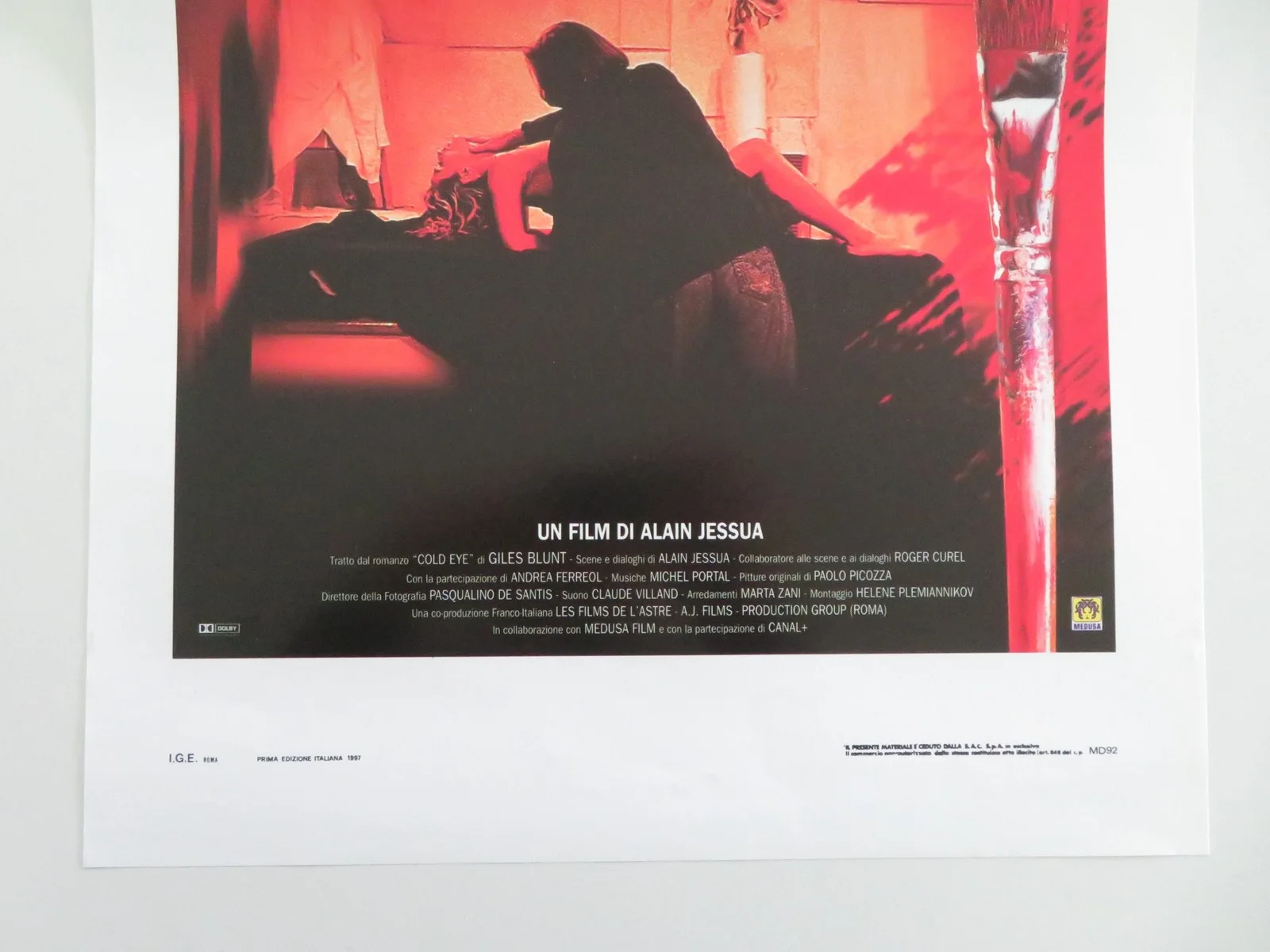 The Colors of the Devil Italian Locandina Poster Ruggero Raimondi Stanczak 1997, изображение 4