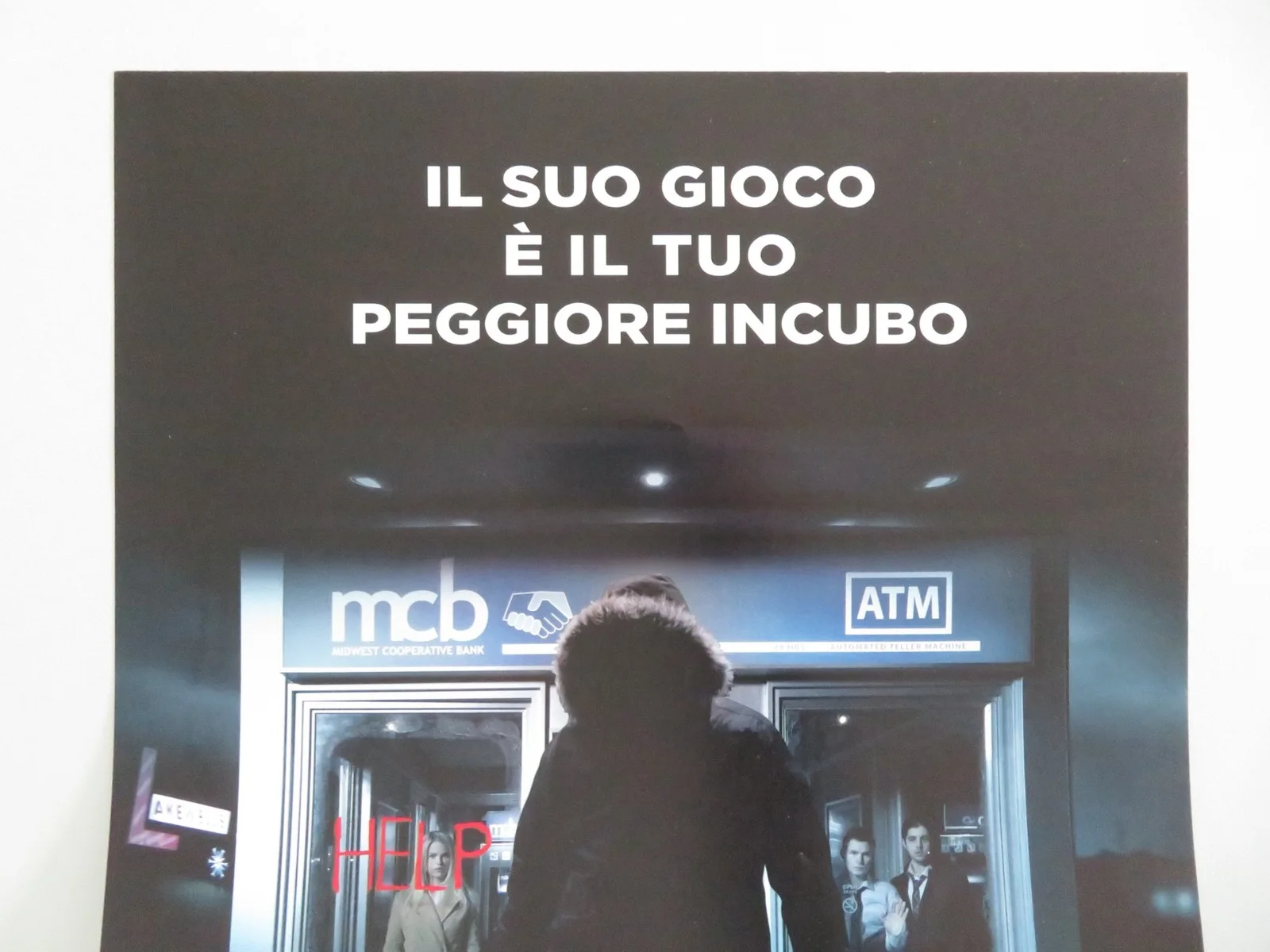 Atm - b Italian Locandina Poster Brian Geraghty Alice Eve 2012, image 2