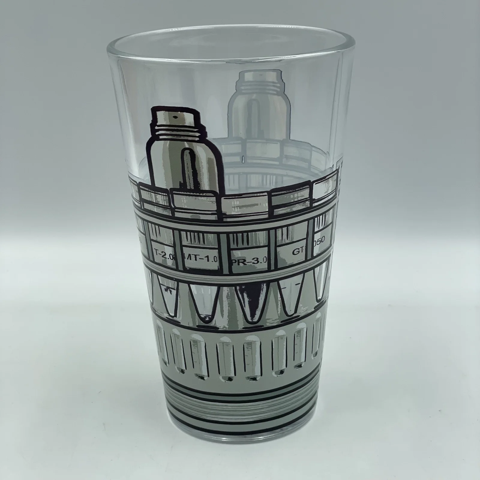 Jurassic Park • ‘Barbasol' Drinking Glass & Storage Tin • Official • New, image 4