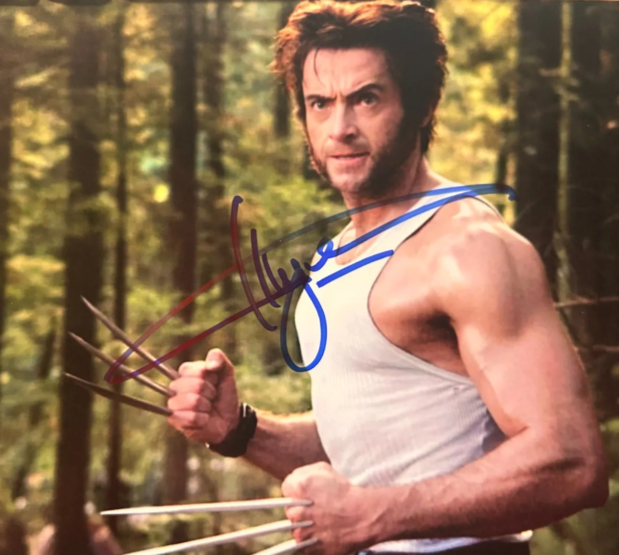 Hugh Jackman — HUGH JACKMAN Hand Signed 8x10" WOLVERINE Original Authentic Autograph w/COA, image 4