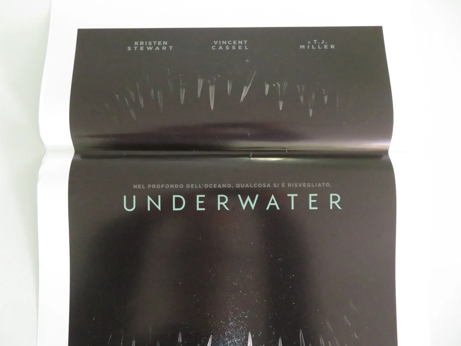 Underwater Italian Locandina Poster Kristen Stewart Vincent Cassel 2020, изображение 3