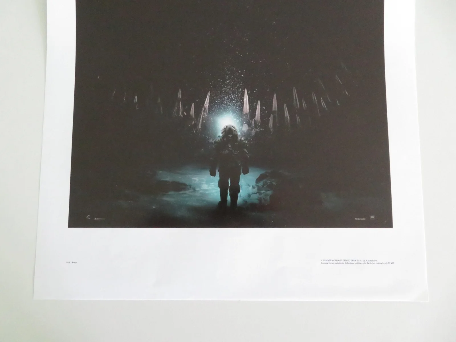 Underwater Italian Locandina Poster Kristen Stewart Vincent Cassel 2020, изображение 4