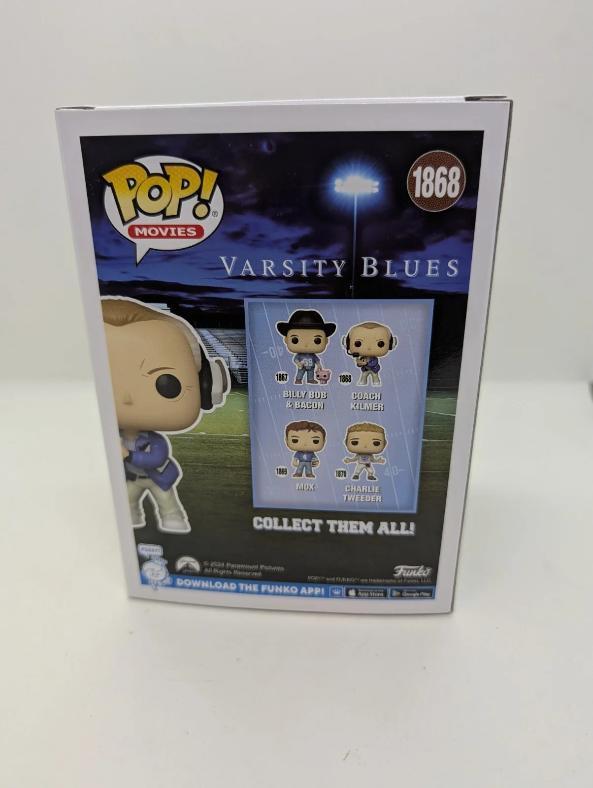 jon voight — Jon Voight Signed Varsity Blues Coach Bud Kilmer Funko Pop #1868 SWAU, изображение 3