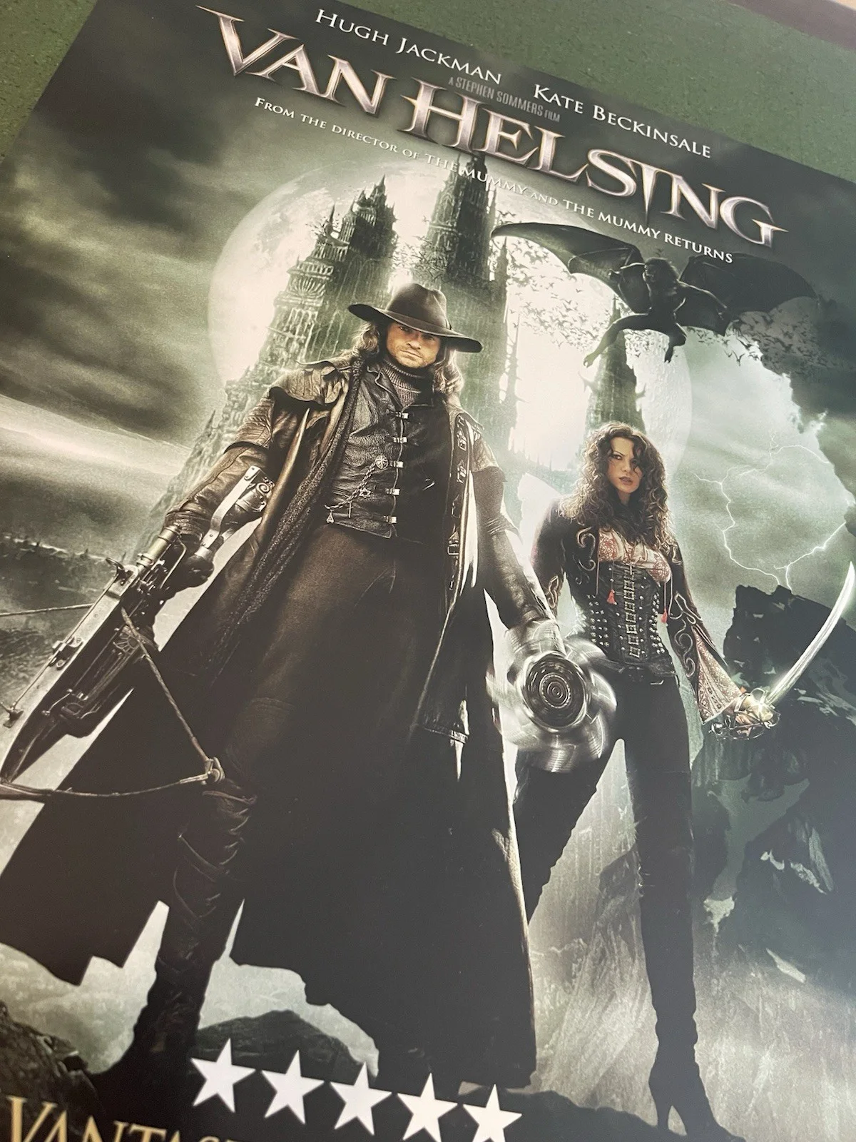 Original Van Helsing 2004 Promo Video Shop Movie Poster - A2 - Hugh Jackman, изображение 2