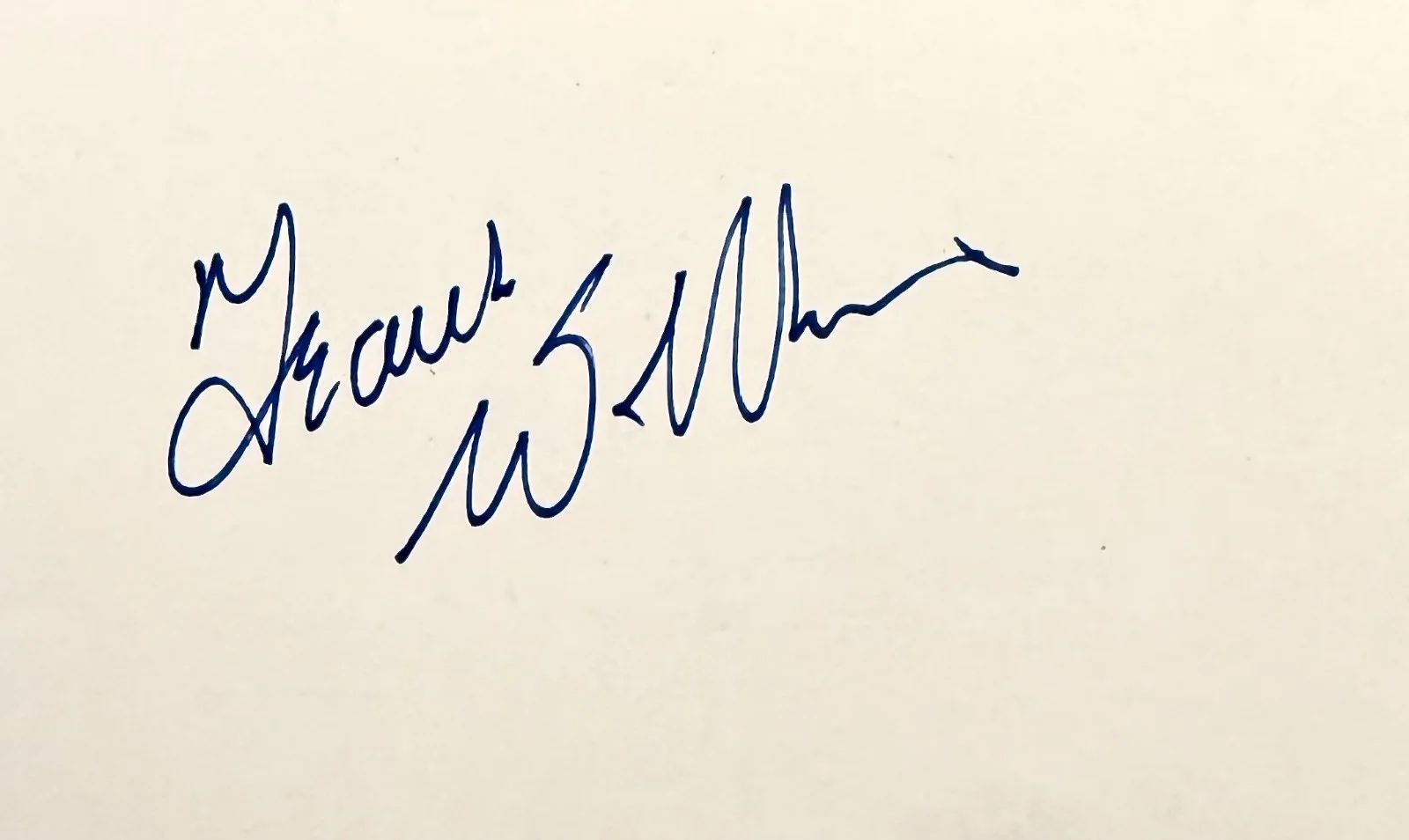 Frank Williams — FRANK WILLIAMS Autograph Signed 3x5 INDEX CARD Robbery Dad's Army The Army Game, image 3