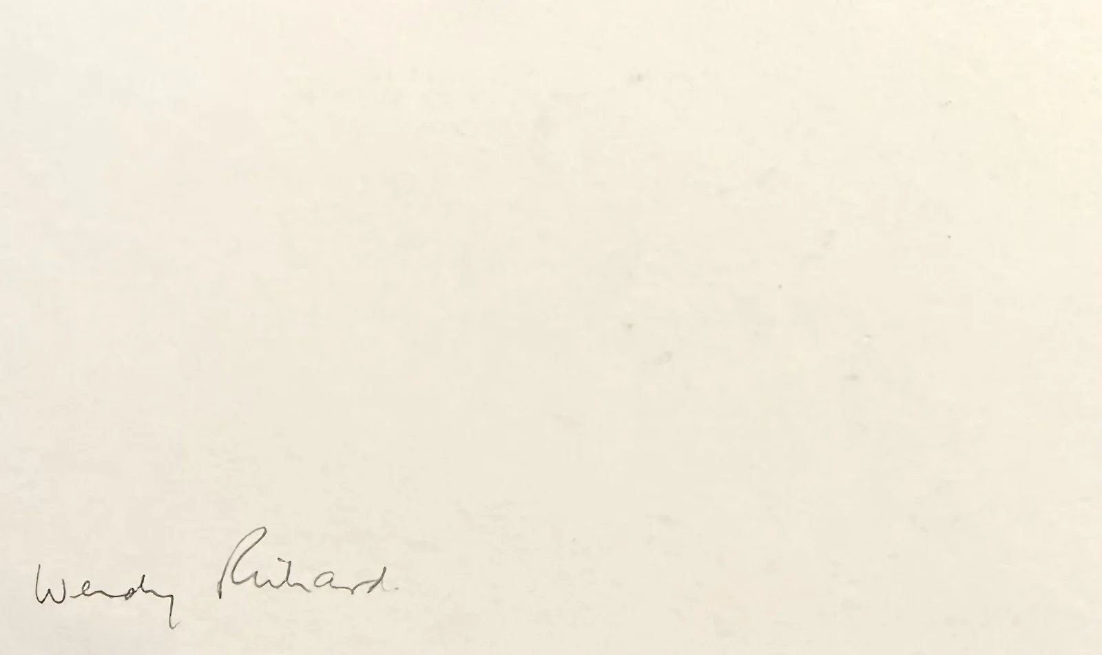Wendy Richard — WENDY RICHARD Signed Autographed 3x5 INDEX CARD EastEnders Are You Being Served?, изображение 4