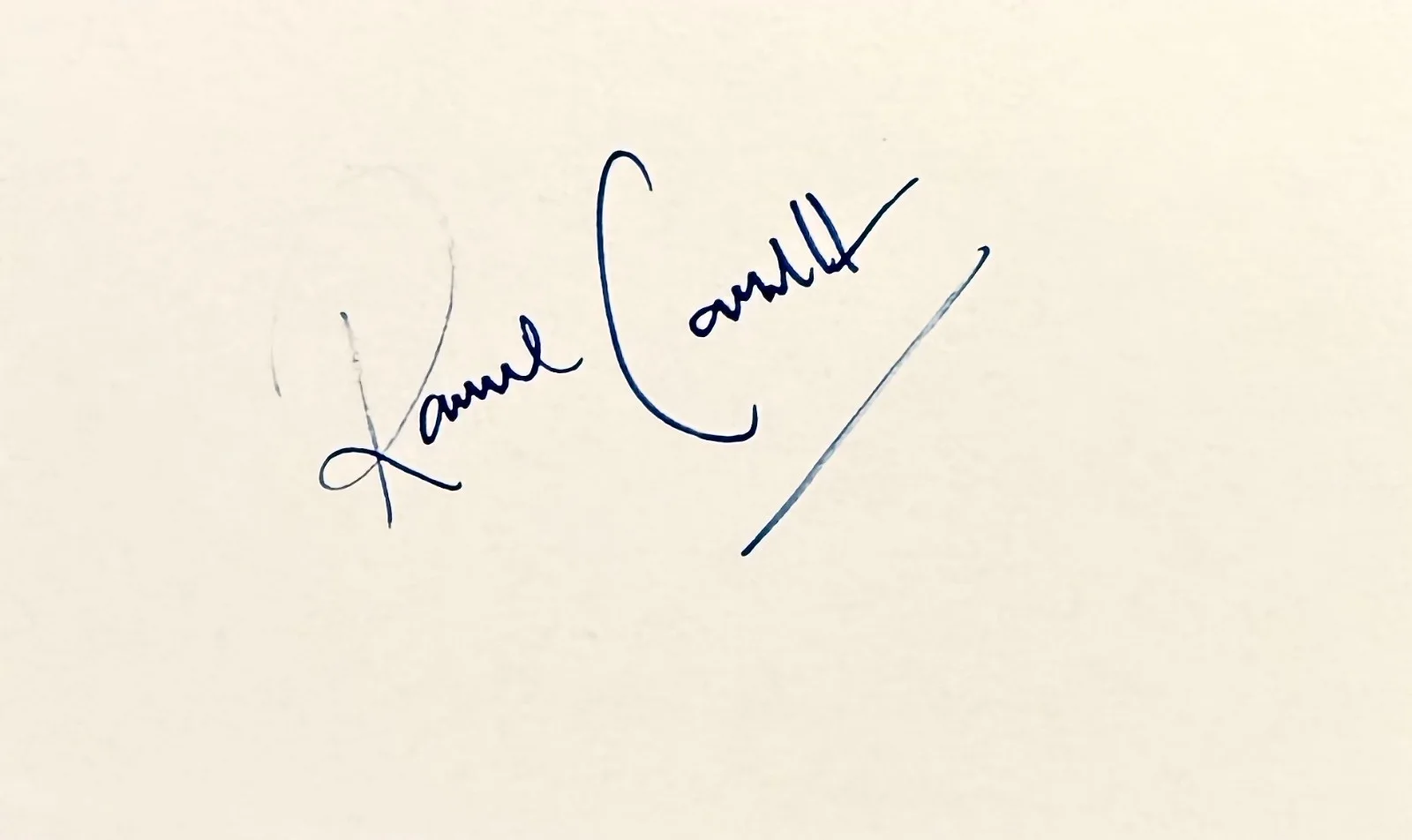 Ronnie Corbett — RONNIE CORBETT Autograph Signed 3"x 5" INDEX CARD No Sex Please, We're British, изображение 3