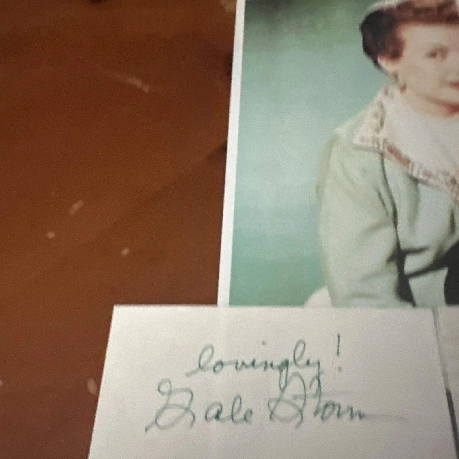 Gale Storm Charles Farrell My Little Margie Autographed Index Cards W/Photo 1952, изображение 4